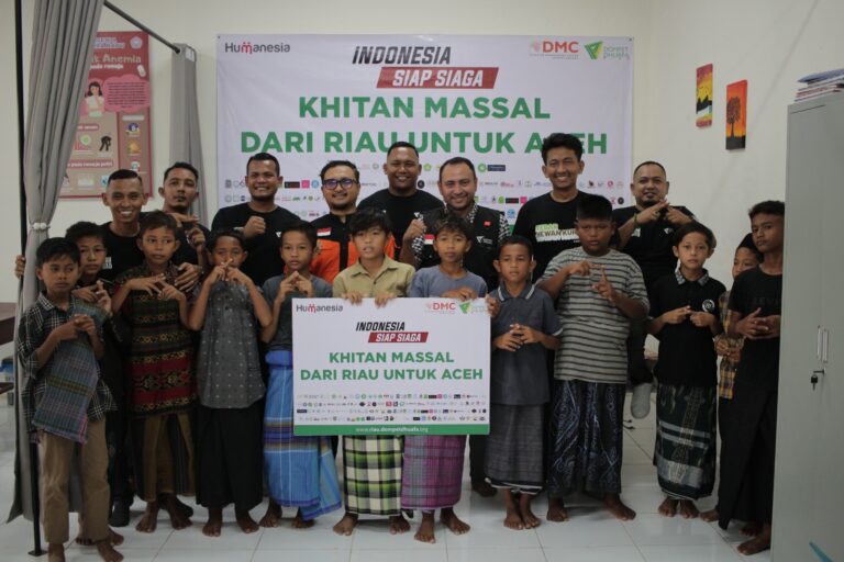 Momen Libur Sekolah, Dompet Dhuafa Riau Hadirkan Khitan Massal Premium untuk Anak-Anak Terdampak Banjir di Aceh Utara